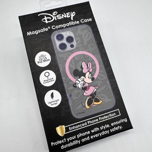 Disney Minnie Mouse iPhone 12/13 Pro Max Case MagSafe Compatible Bundle New - Picture 6 of 9